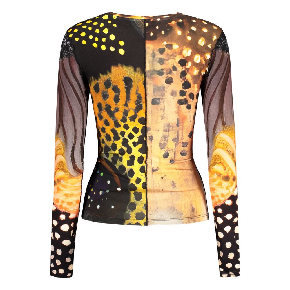 Desigual Orange Elastan T-Shirt