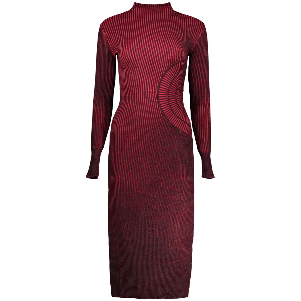 Desigual Rotes Freizeitkleid aus Polyester