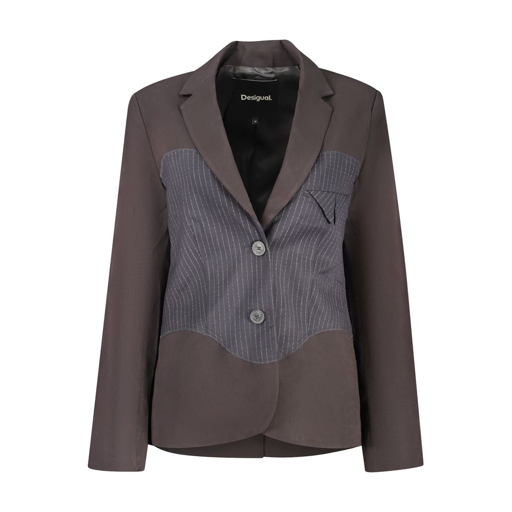 Desigual Schwarzer Blazer aus Polyester