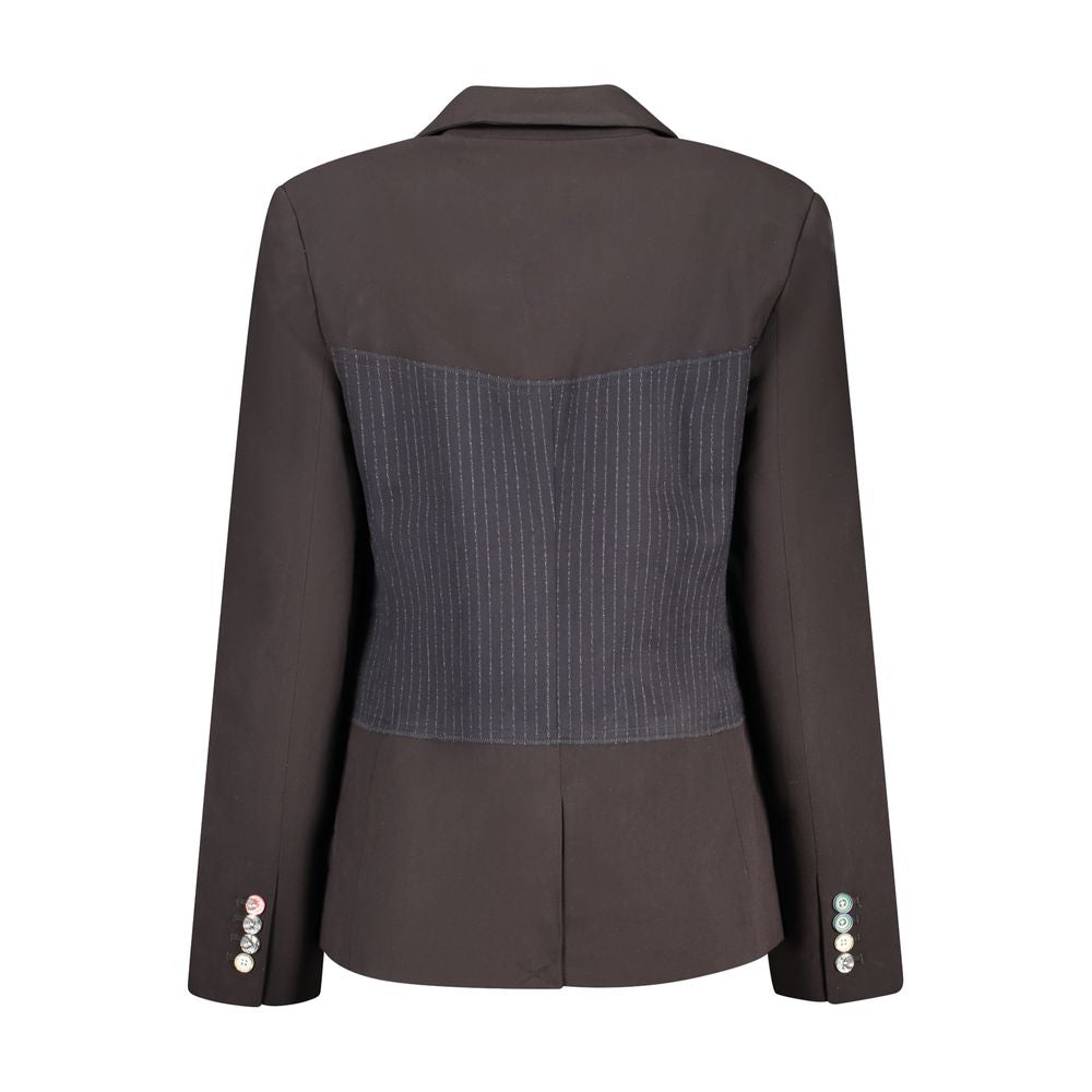 Desigual Schwarzer Blazer aus Polyester