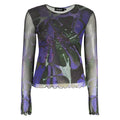 Desigual Blaues Polyester-T-Shirt