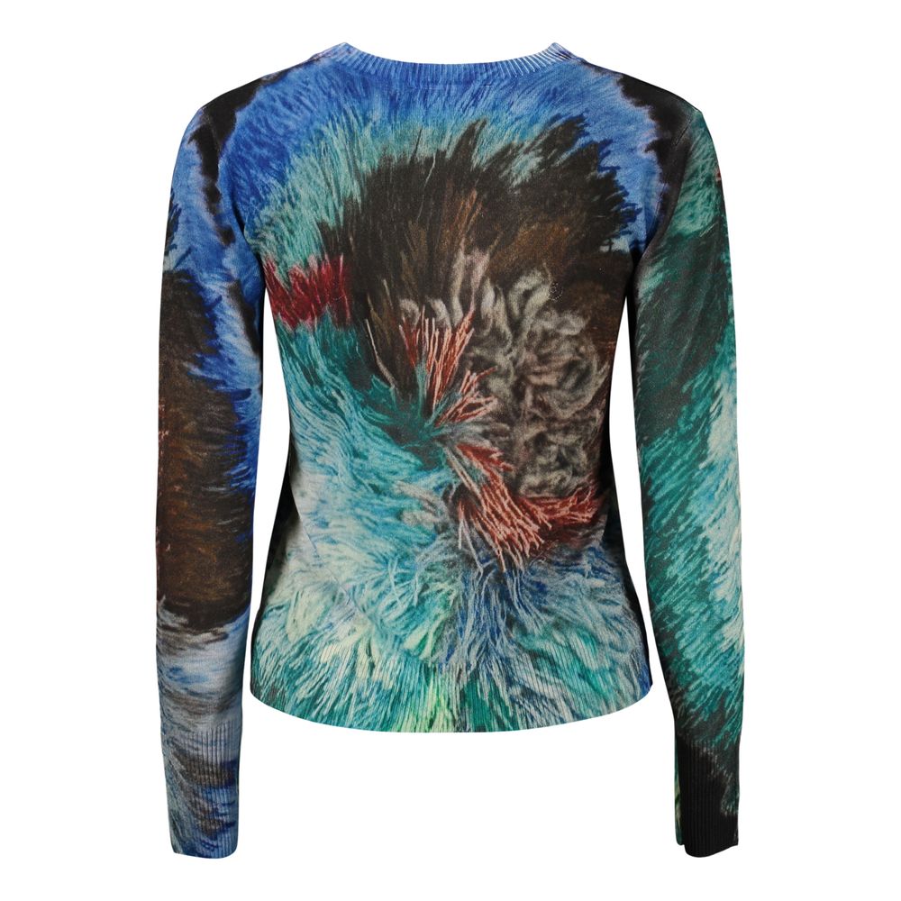 Desigual Blaues Leinen-Sweatshirt