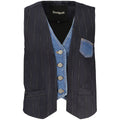 Desigual Blaue Baumwollweste