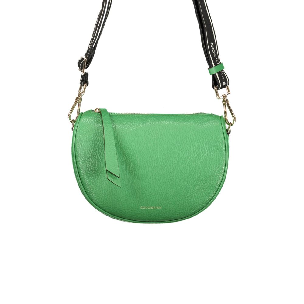 Coccinelle Grüne Lederhandtasche
