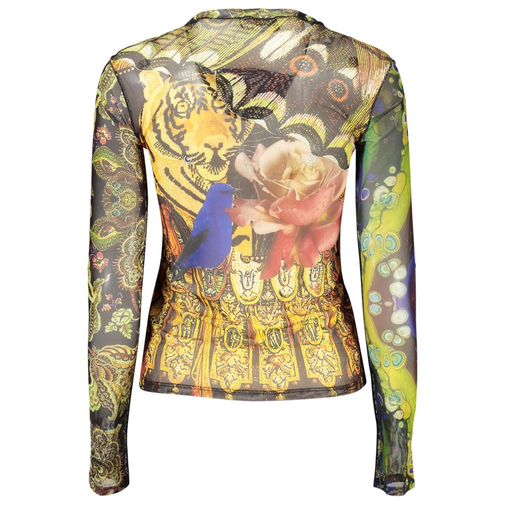 Desigual Gelbes T-Shirt aus Polyester