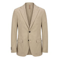 Roberto Pepe Luxury Beige Baumwolle Männer Jacke