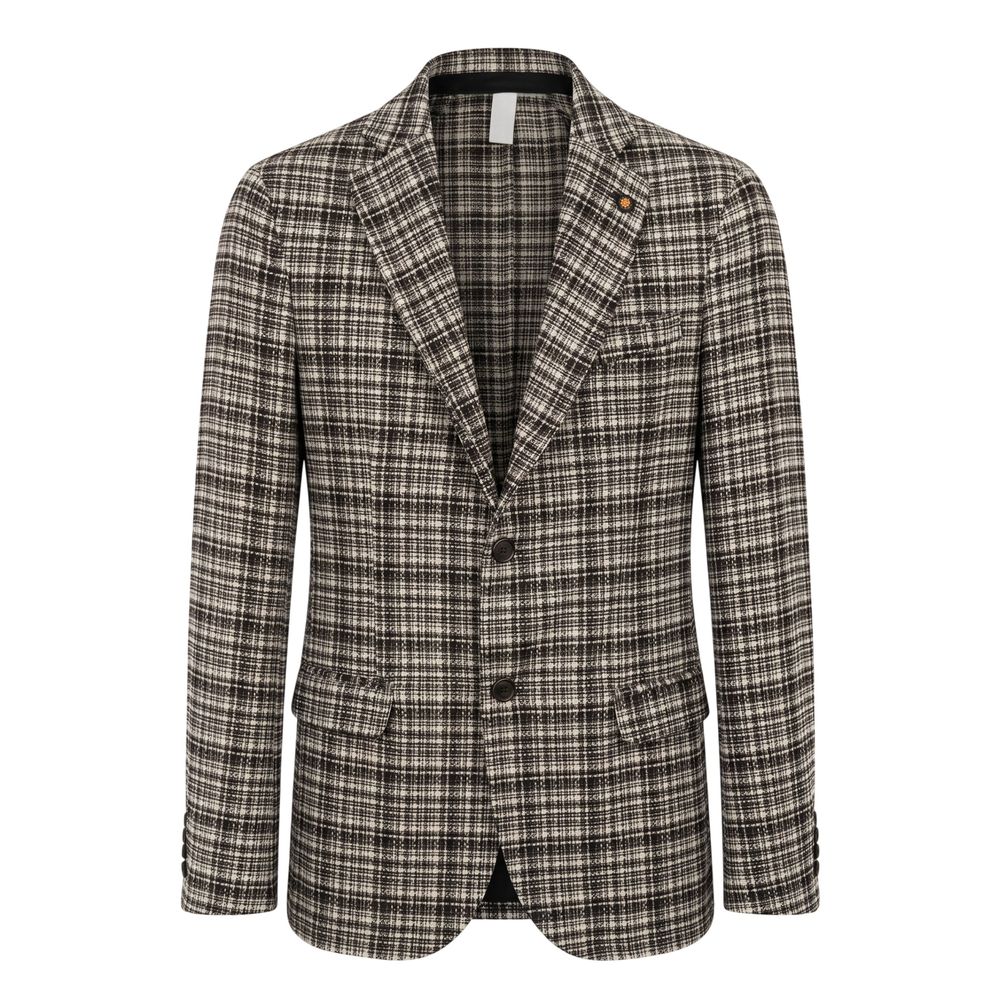Roberto Pepe Luxury Beige Baumwolle Männer Jacke