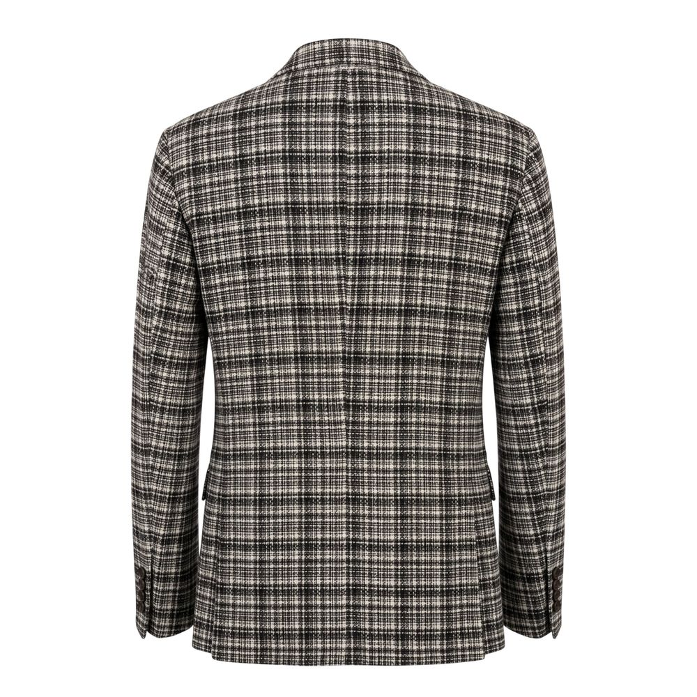 Roberto Pepe Luxury Beige Baumwolle Männer Jacke