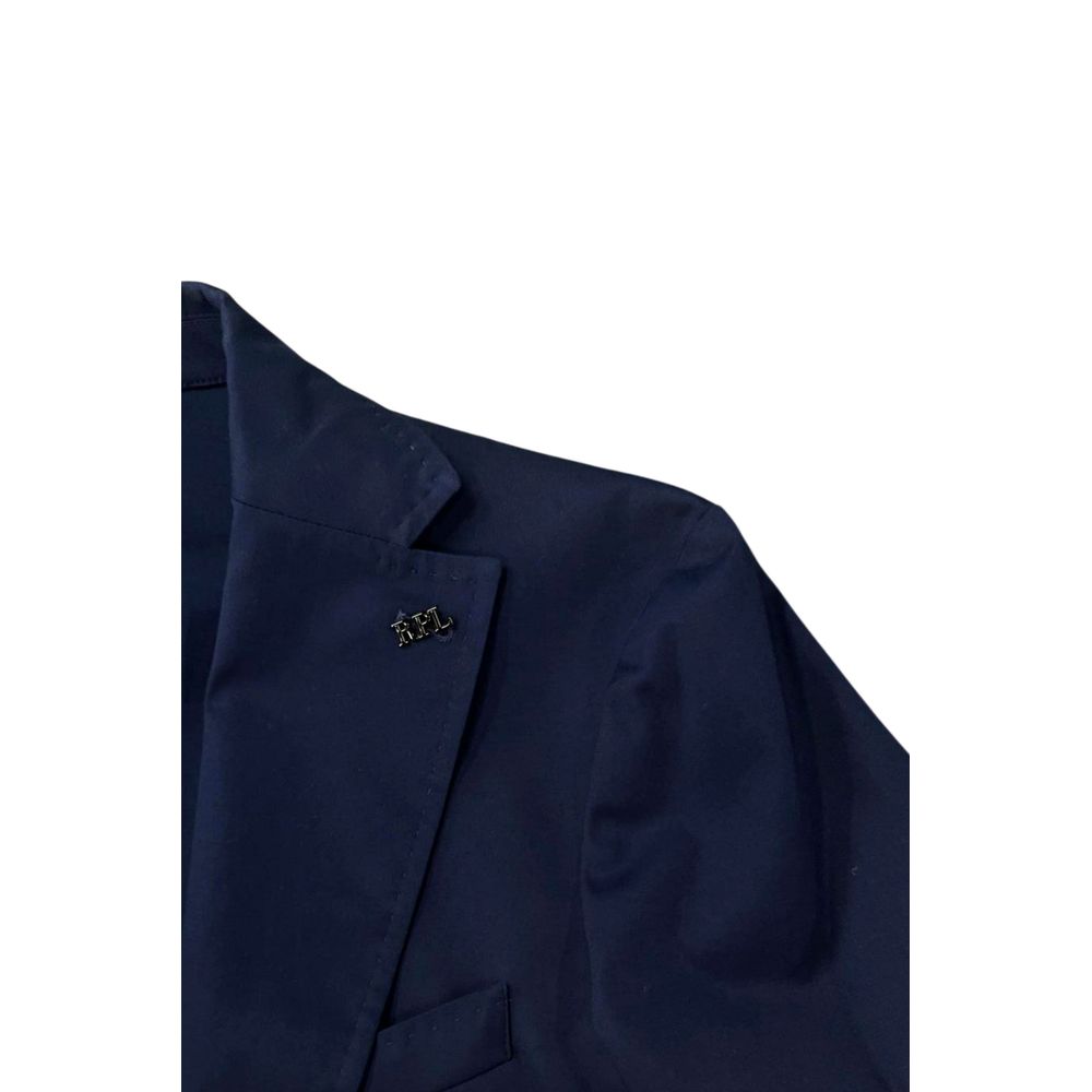 Roberto Pepe Luxury Baumwolljacken & Mantel in Blau