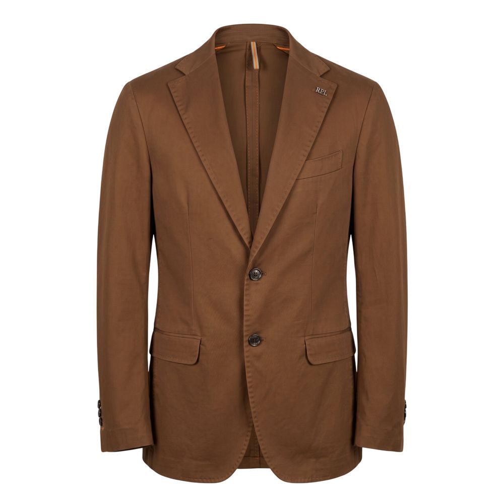 Roberto Pepe Luxury Braune Baumwolljacke für Herren
