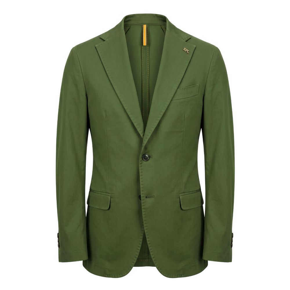 Roberto Pepe Luxury Grüne Baumwolljacke für Herren