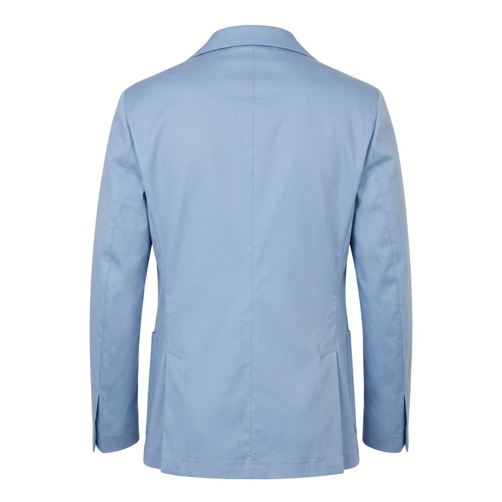 Roberto Pepe Luxury Hellblaue Baumwolljacke für Herren