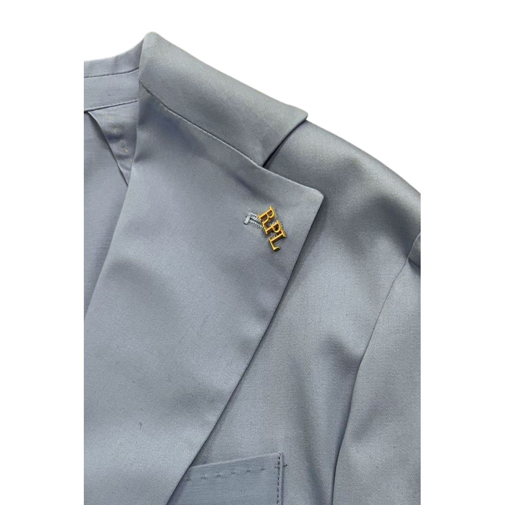 Roberto Pepe Luxury Hellblaue Baumwolljacke für Herren