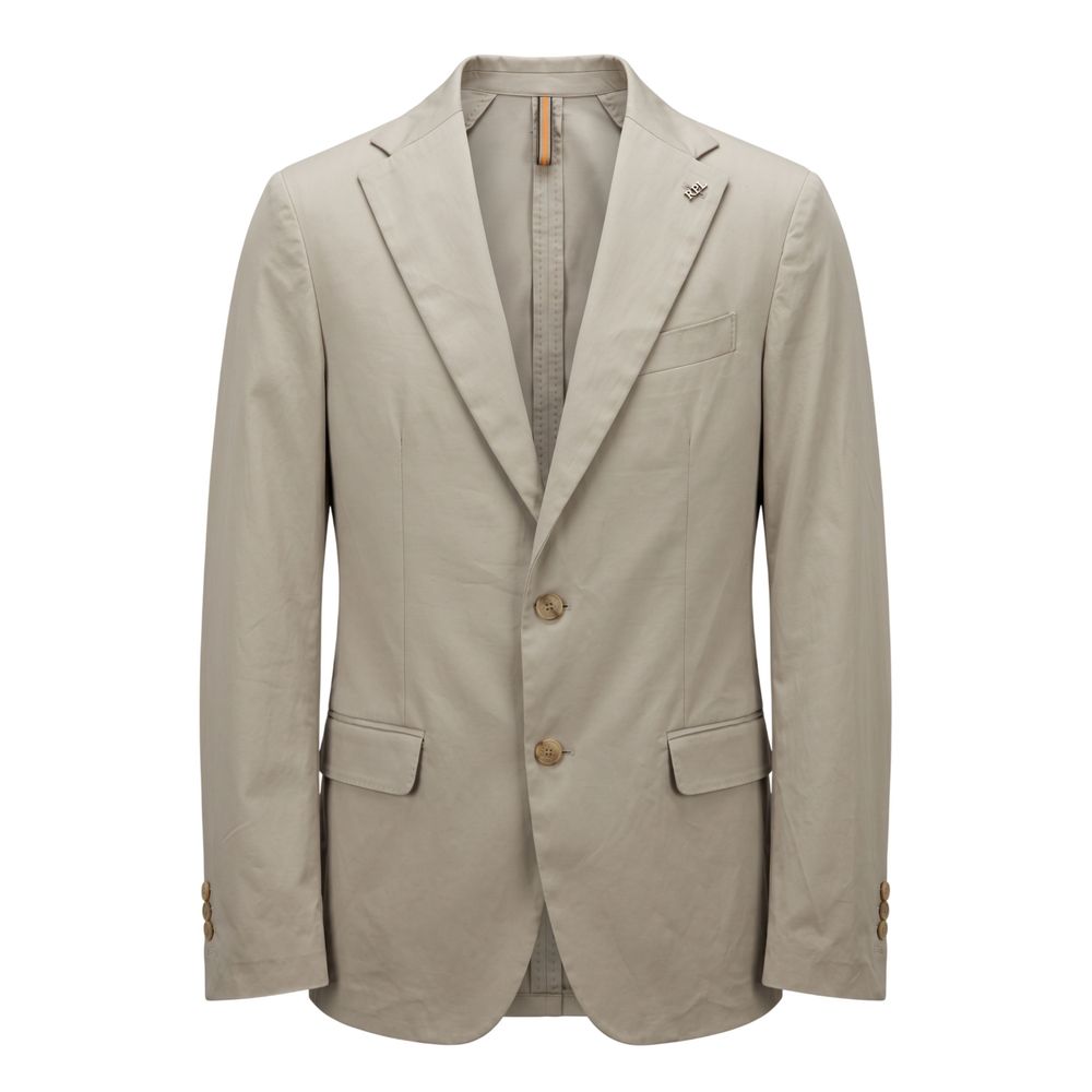 Roberto Pepe Luxury Beigefarbene Baumwolljacken & Mantel