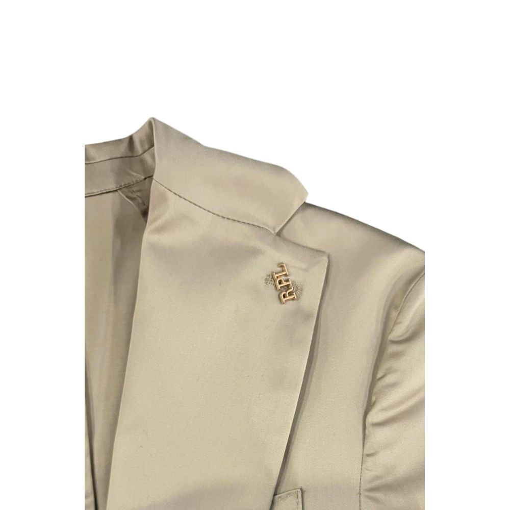 Roberto Pepe Luxury Beigefarbene Baumwolljacken & Mantel