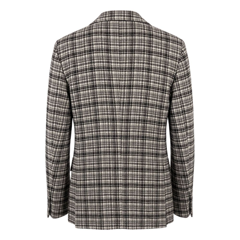 Roberto Pepe Luxury Braun Baumwolle Männer Jacke