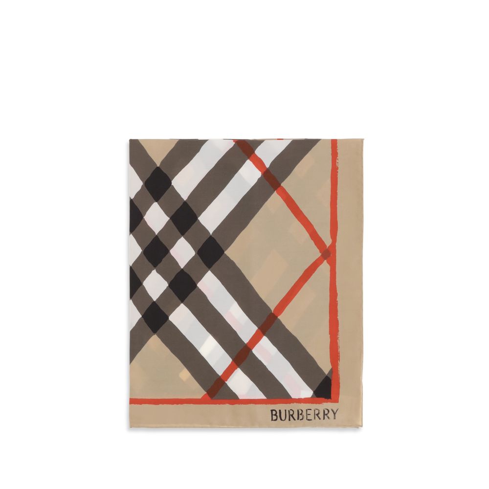Burberry Beiger Seidenschal