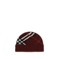 Burberry Bordeaux Kaschmir-Mütze