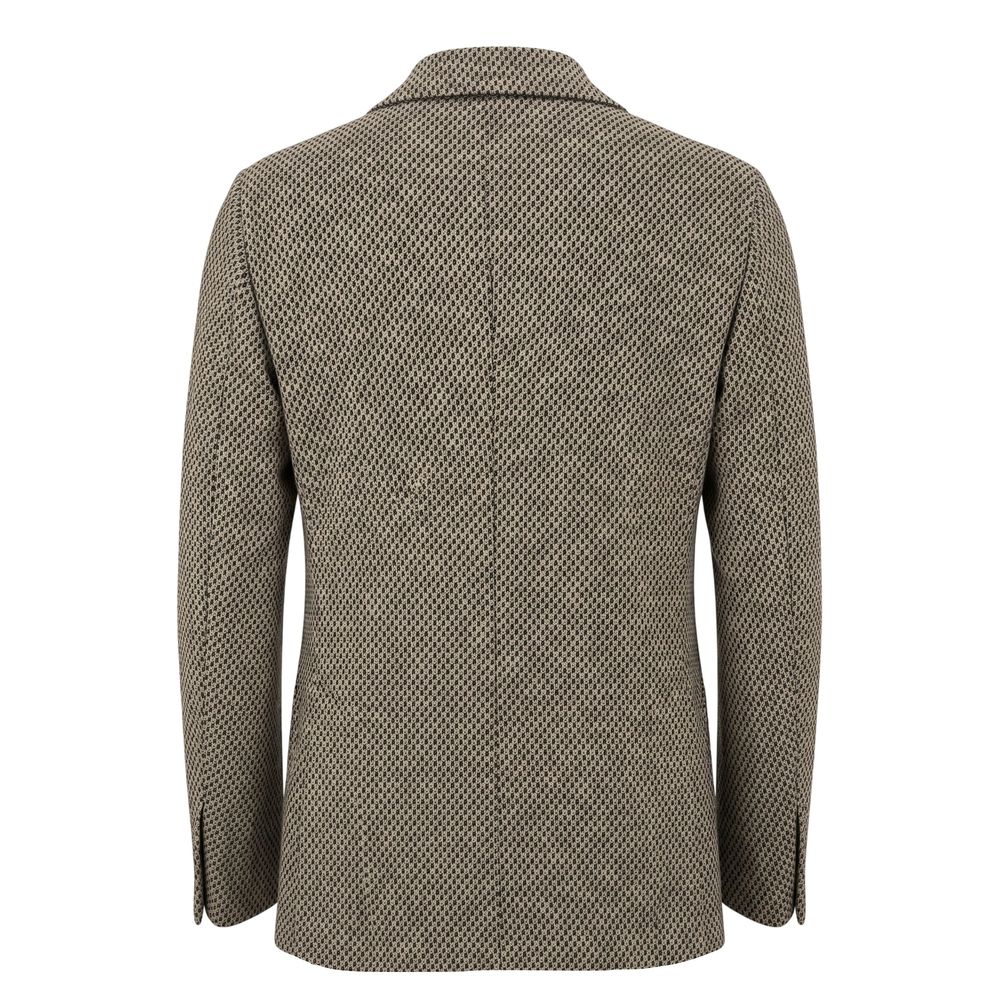 Roberto Pepe Luxury Beige Baumwolle Männer Jacke