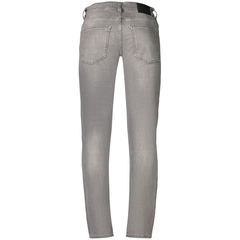 Hugo Boss Grau-melierte Baumwolljeans