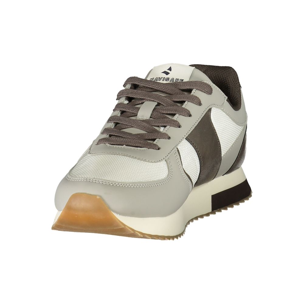 Navigare Weiße Herren-Sneaker aus Polyester