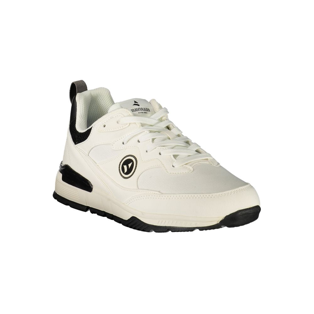 Navigare Weiße Herren-Sneaker aus Polyester