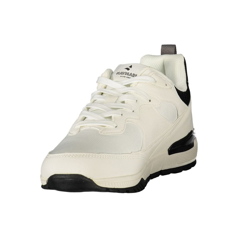 Navigare Weiße Herren-Sneaker aus Polyester