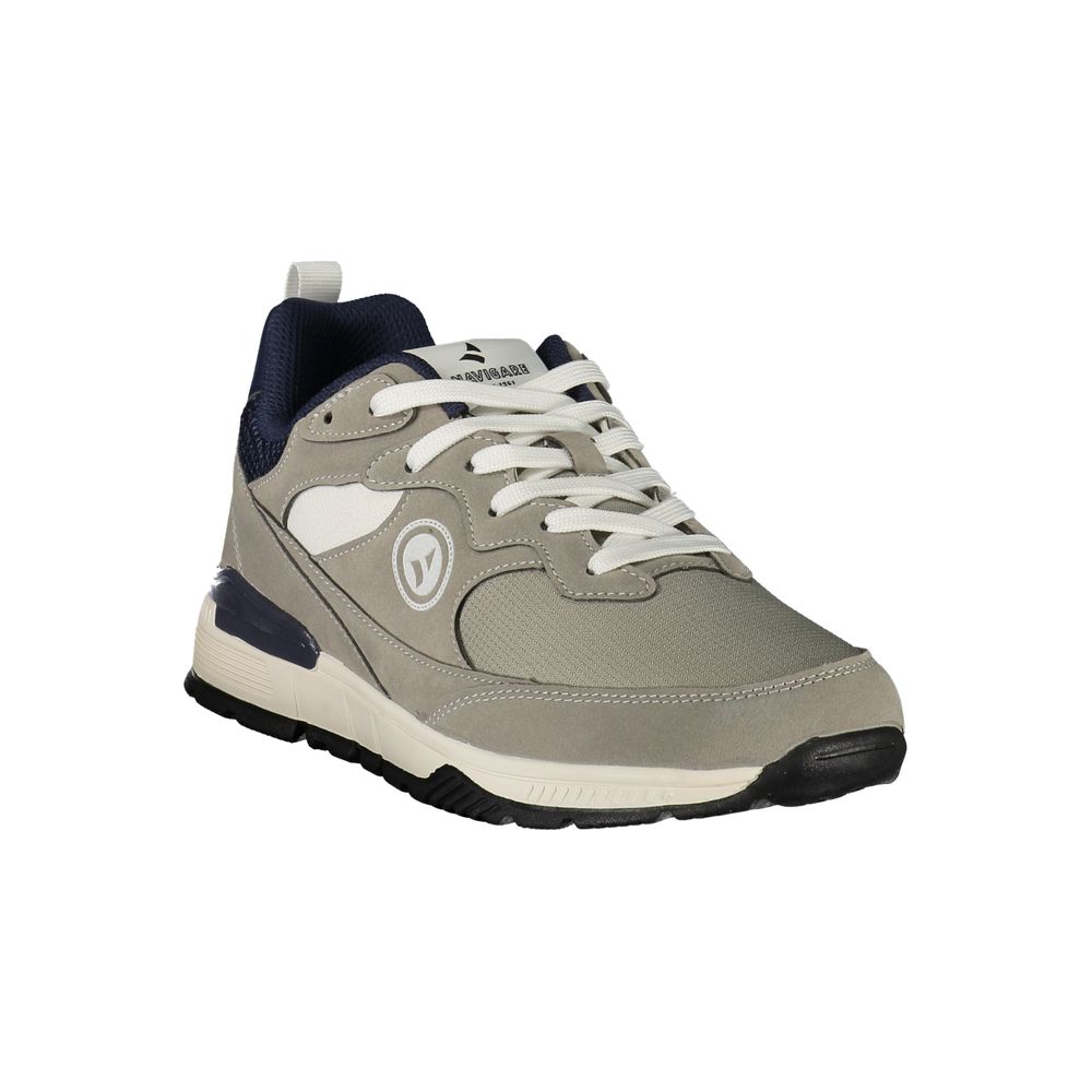 Navigare Grauer Polyester-Sneaker für Herren