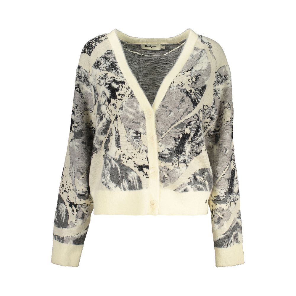 Desigual Weißer Polyester-Pullover