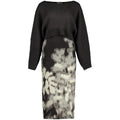 Desigual Schwarzes Damenkleid aus Viskose