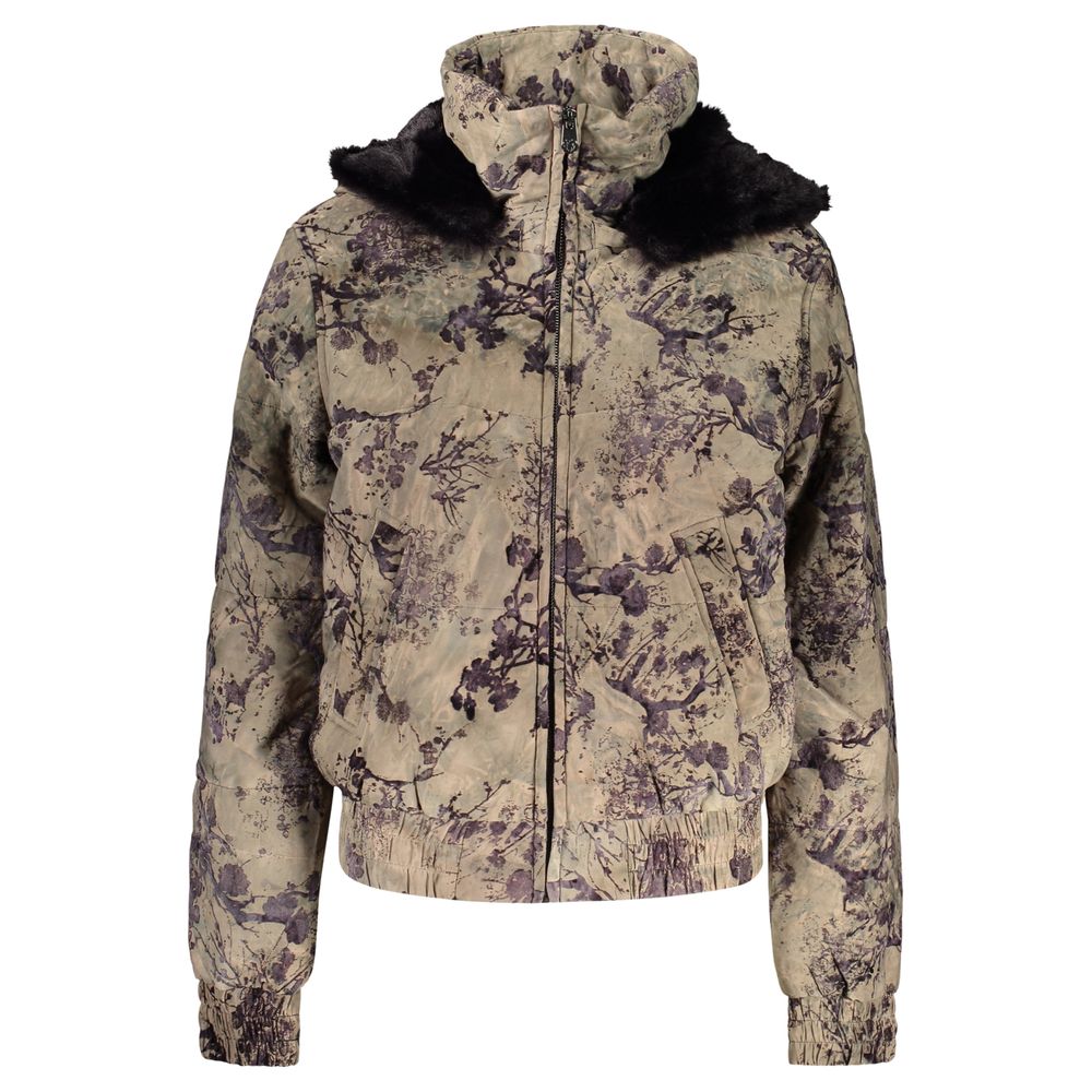 Desigual Grüne Damenjacke aus Polyester
