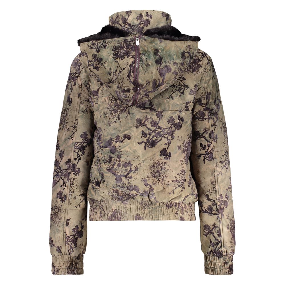 Desigual Grüne Damenjacke aus Polyester