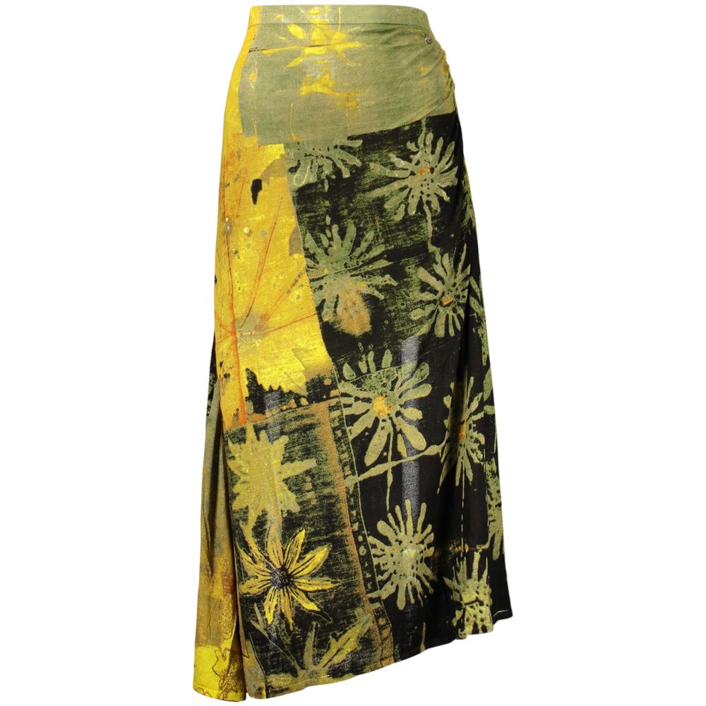Desigual Grüner Viskose-Rock für Damen