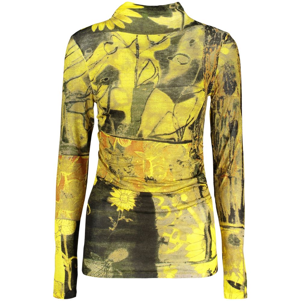 Desigual Gelbes Damen-Oberteil aus Viskose