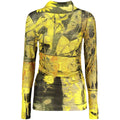 Desigual Gelbes Damen-Oberteil aus Viskose