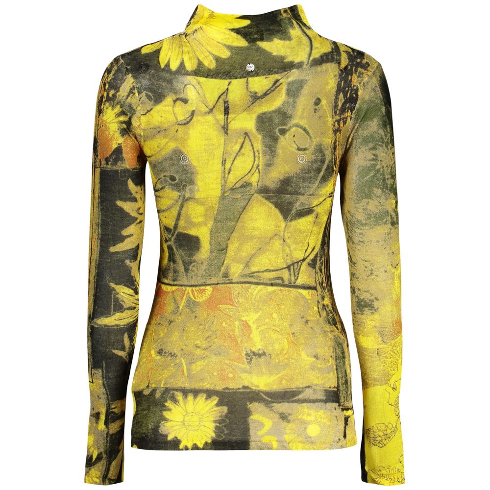 Desigual Gelbes Damen-Oberteil aus Viskose