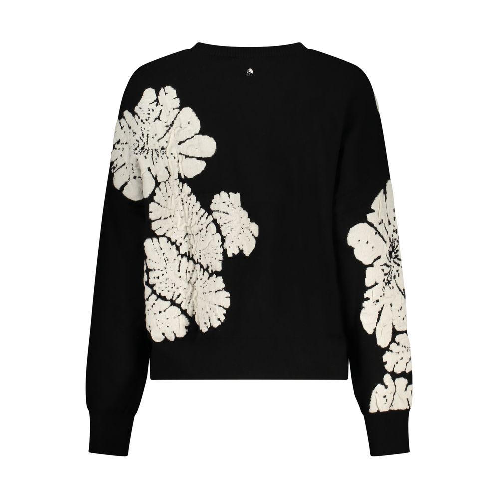Desigual Schwarzer Damenpullover aus Wolle
