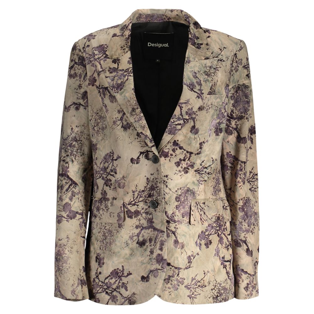 Desigual Grüne Damenjacke aus Polyester