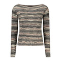 Desigual Eleganter langärmeliger Pullover mit Rundhalsausschnitt