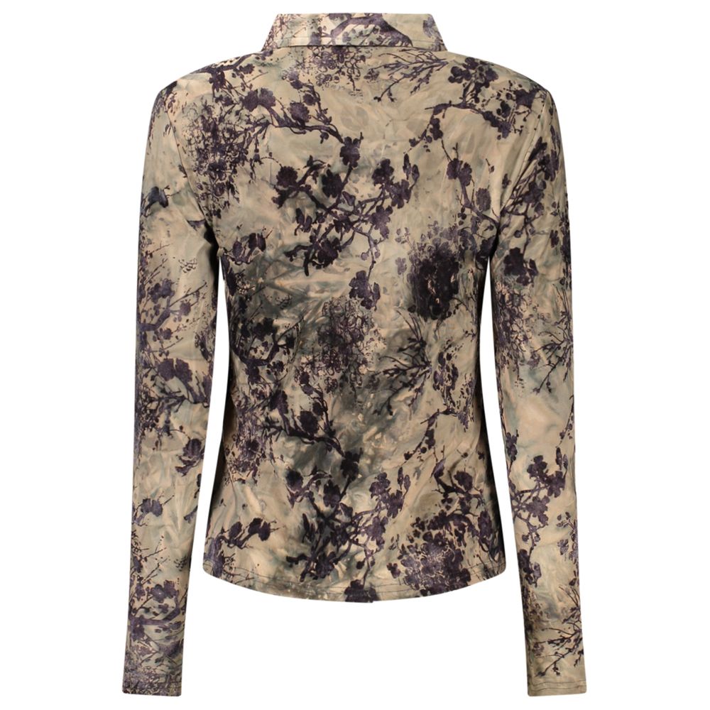 Desigual Damenhemd aus braunem Polyester