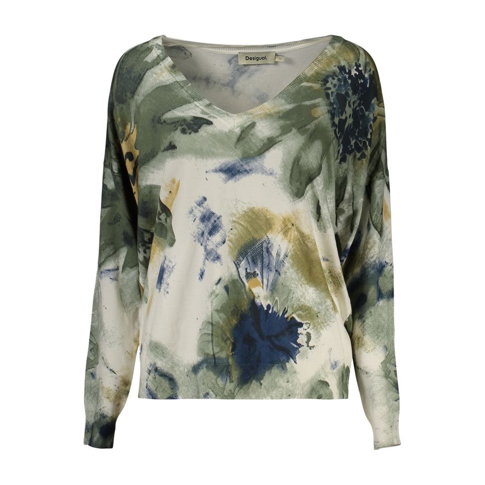 Desigual Grüner Viskose-Pullover für Damen