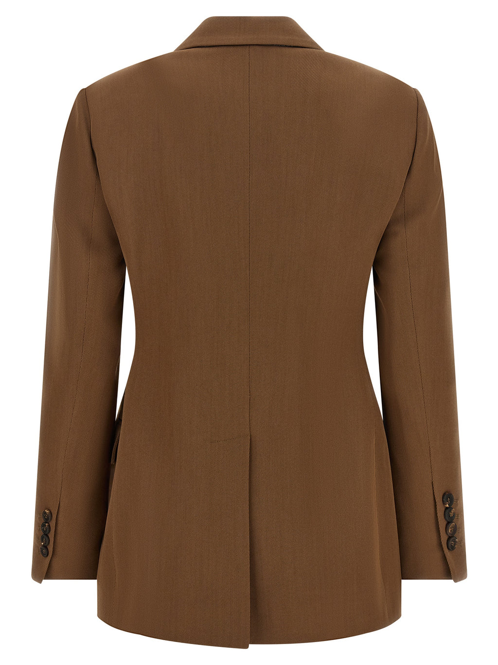 Brunello Cucinelli Brauner Blazer aus reiner Schurwolle