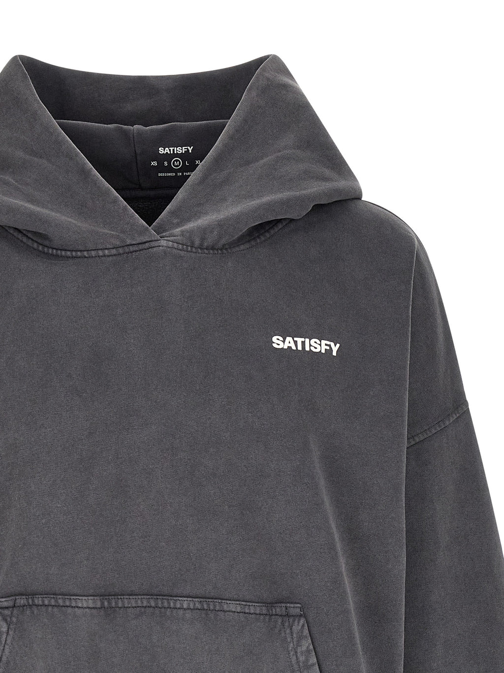 SATISFY Grauer Bio-Baumwoll-Sweatshirt