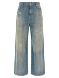 Golden Goose Blaue Baumwoll-Boyfriend-Jeans