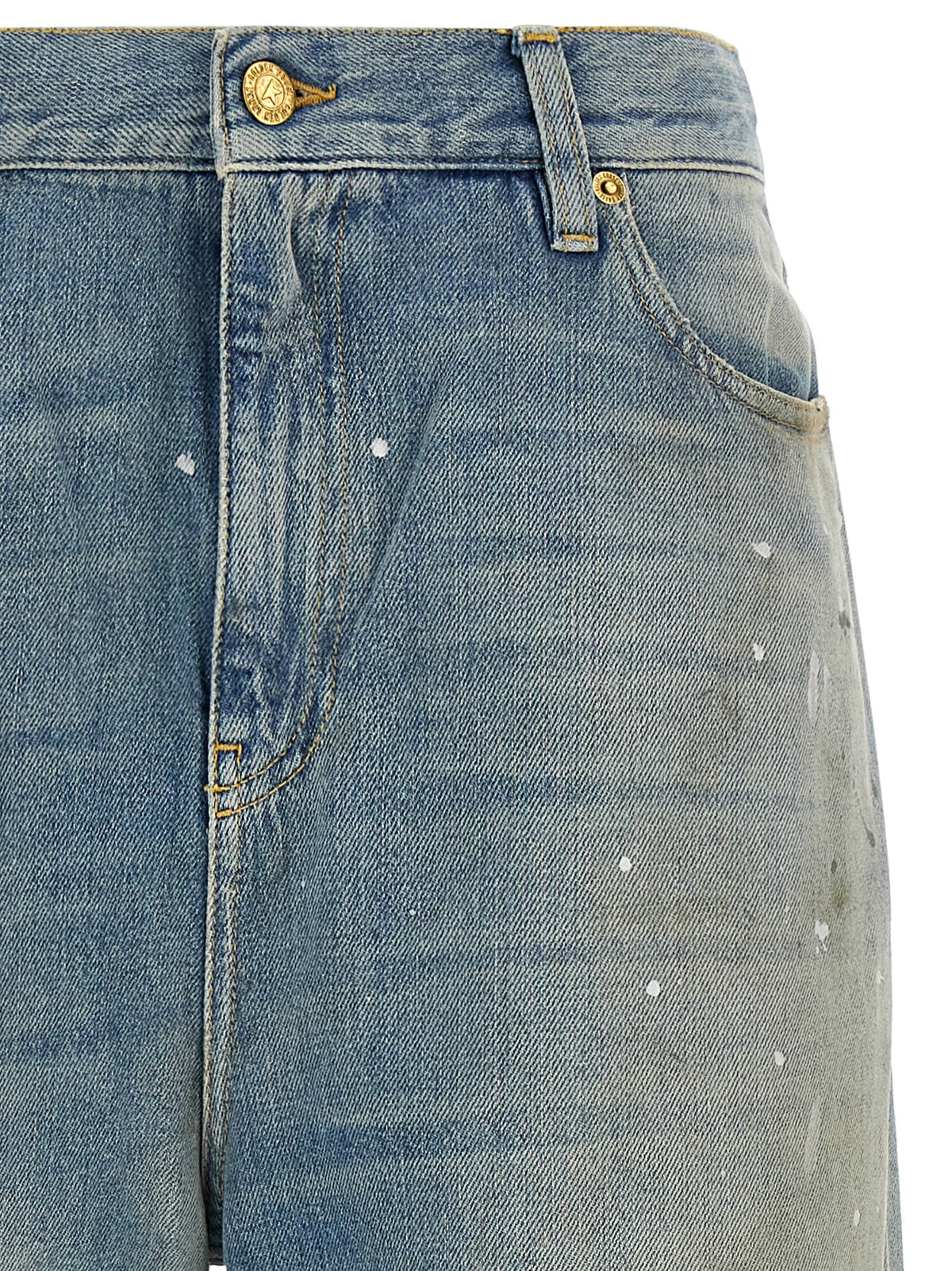 Golden Goose Blaue Baumwoll-Boyfriend-Jeans