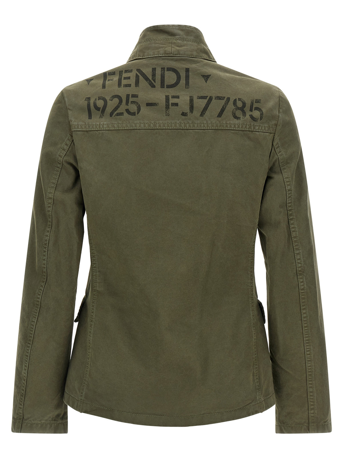 Fendi Baumwolljacke in Zweifarbenoptik