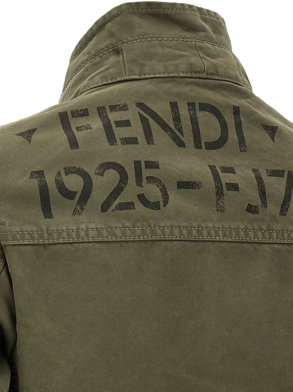 Fendi Baumwolljacke in Zweifarbenoptik