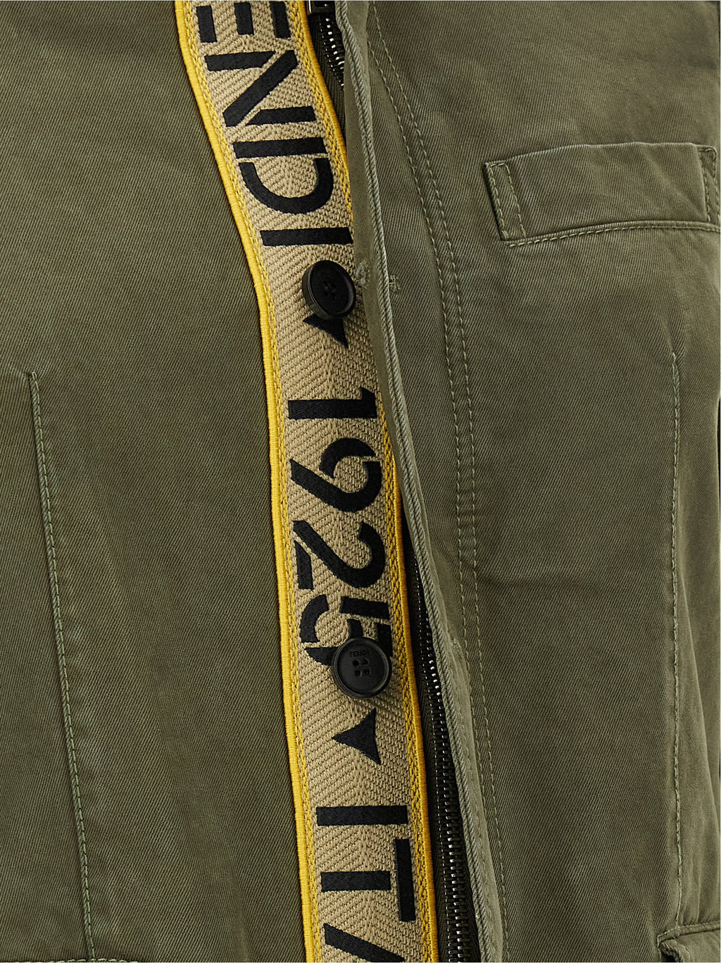 Fendi Baumwolljacke in Zweifarbenoptik
