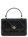 Tory Burch Schwarze Umhängetasche aus Rindsleder