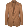 Roberto Pepe Luxury Braune Herrenjacke aus Viskose
